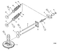 Впускные / выпускные клапаны 4-Х ТАКТНОГО ПЛМ MERCURY 6 Серийный номер от 0P401000 и выше