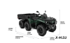 Квадроцикл BRP CAN-AM OUTLANDER 6X6 XU+ 650 T