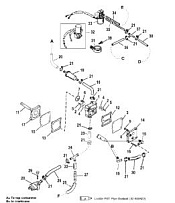 Топливный насос (электрический) 2-Х ТАКТНОГО ПЛМ MERCURY 50EO Серийный номер от 9973100 до 0P016999