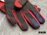 Перчатки взрослые FOX XD2-1 цв. Красный  р. XL