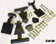 Комплект кронштейнов крепления гусениц для  ATV №1 ( сварные рычаги, Leopard)