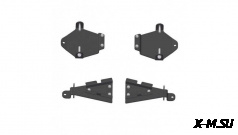 Комплект кронштейнов крепления гусениц для ATV №5 (сварные рычаги, Yamaha Grizzli)