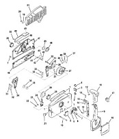 Дистанционное управление 4-Х ТАКТНОГО ПЛМ MERCURY 5 Серийный номер от 0P073456 до 0P400999